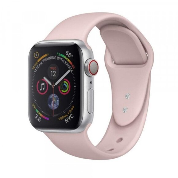 Wristband Replacement for Apple Watch Series Ultra/9/8/7/6/5/4/3/2/1/SE, Pink - Picture 1 of 3